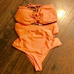 Forever 21 High waisted bikini set